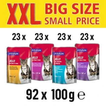 FIT+FUN Jelly Multipack 92x100g 4 Leckere Sorten 2 FIT+FUN Jelly Multipack 92x100g 4 Leckere Sorten – Bild 2
