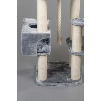 RHR Quality Kratzbaum Catdream De Luxe Hellgrau 2 RHR Quality Kratzbaum Catdream De Luxe Hellgrau – Bild 2