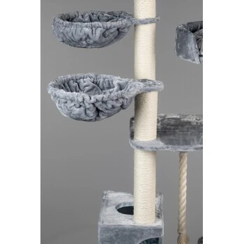 RHR Quality Kratzbaum Catdream De Luxe Hellgrau 3 RHR Quality Kratzbaum Catdream De Luxe Hellgrau – Bild 3